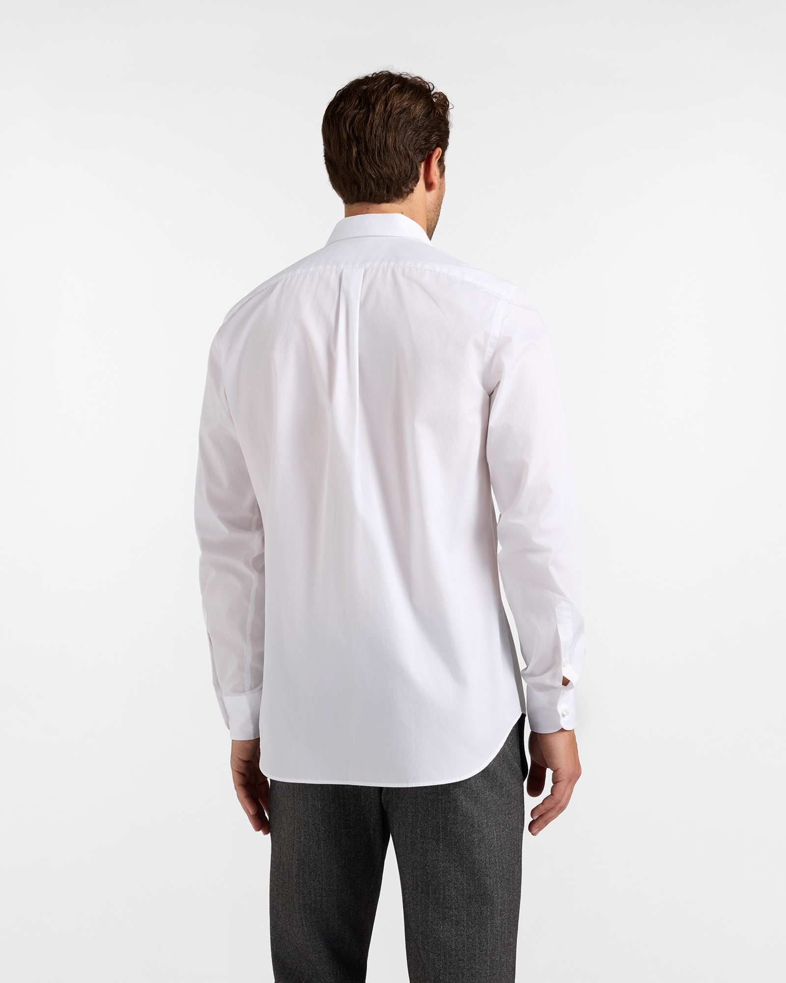 Camicia Uomo popeline Regular Fit, BIANCO, large
