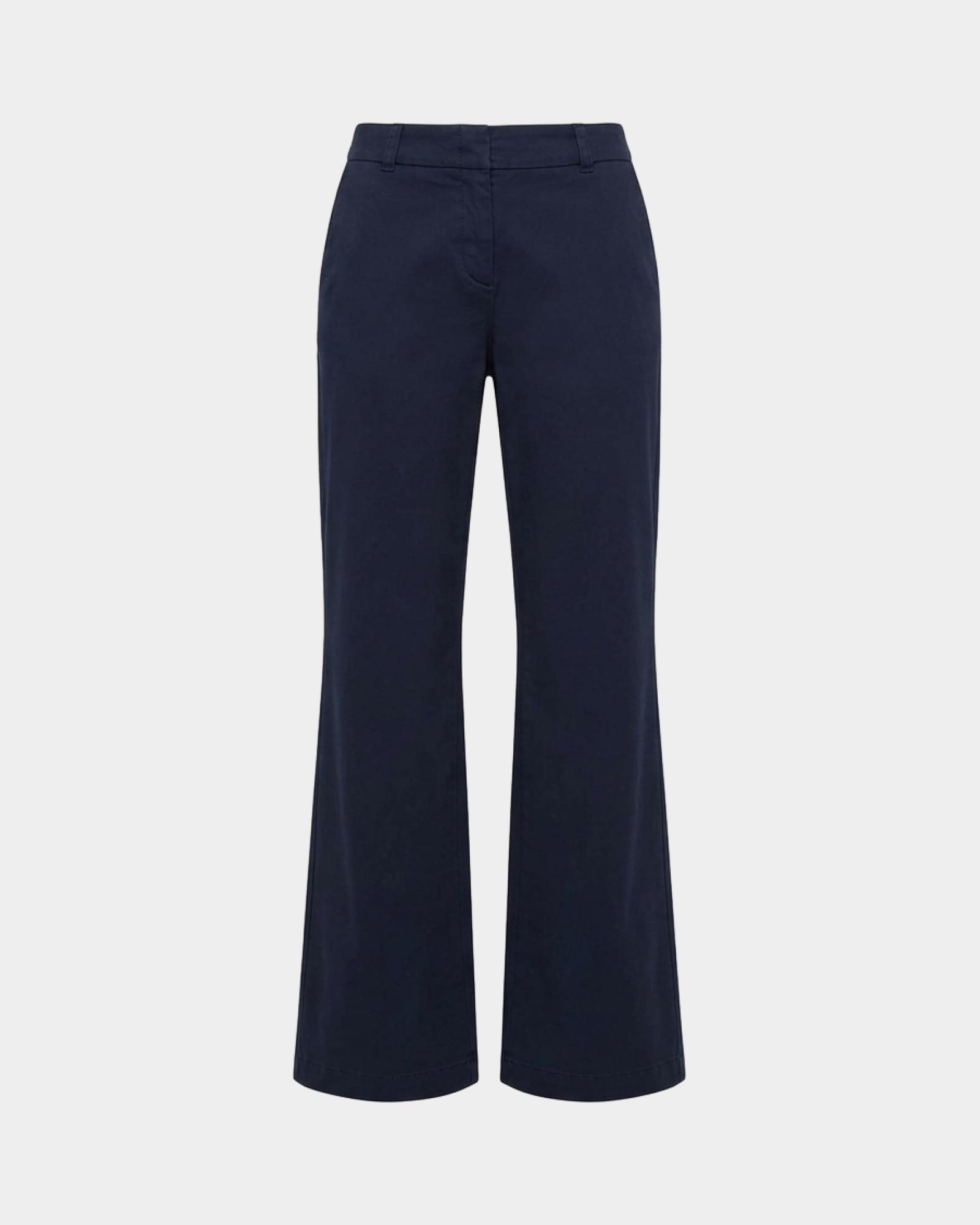 Pantalone Chino Donna in cotone stretch, BLU, large