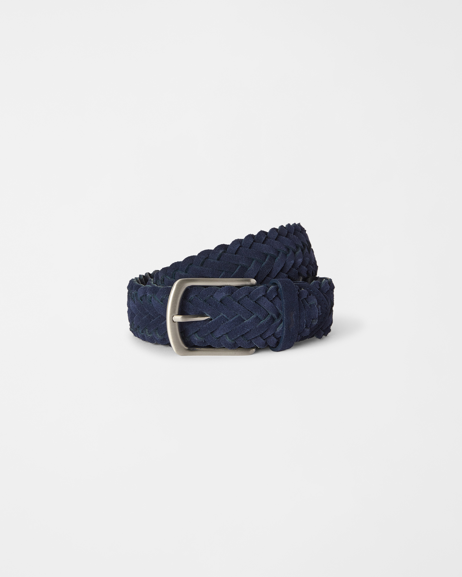Cintura Uomo in vera pelle blu