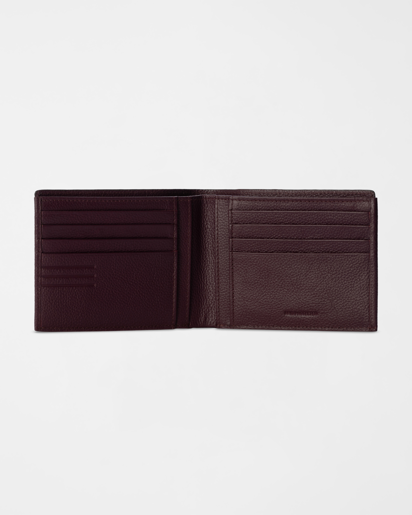 Portafoglio Uomo in Vera Pelle con 8 Slot Carte, BORDEAUX, large