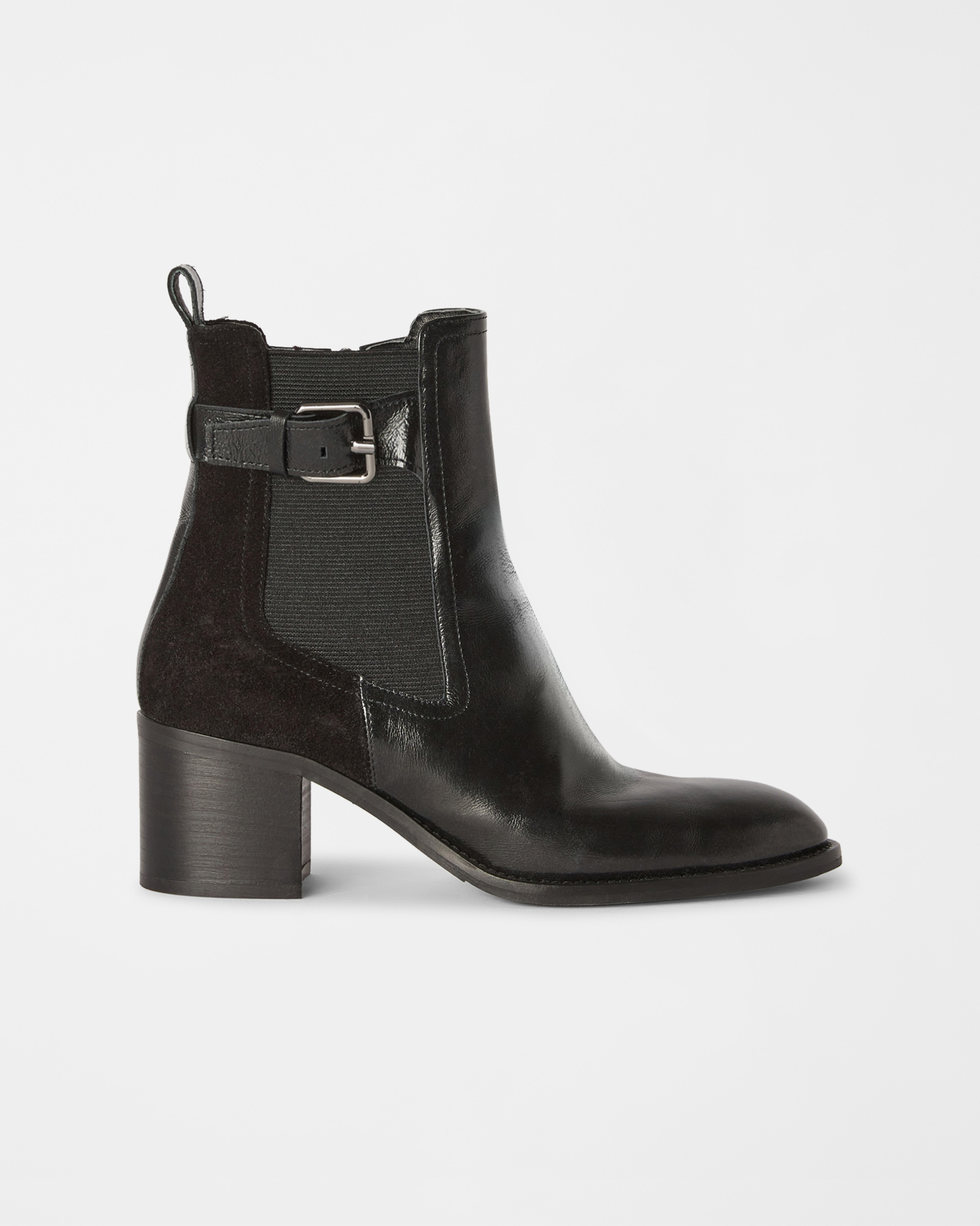 Scarpa Donna tronchetto in pelle nero