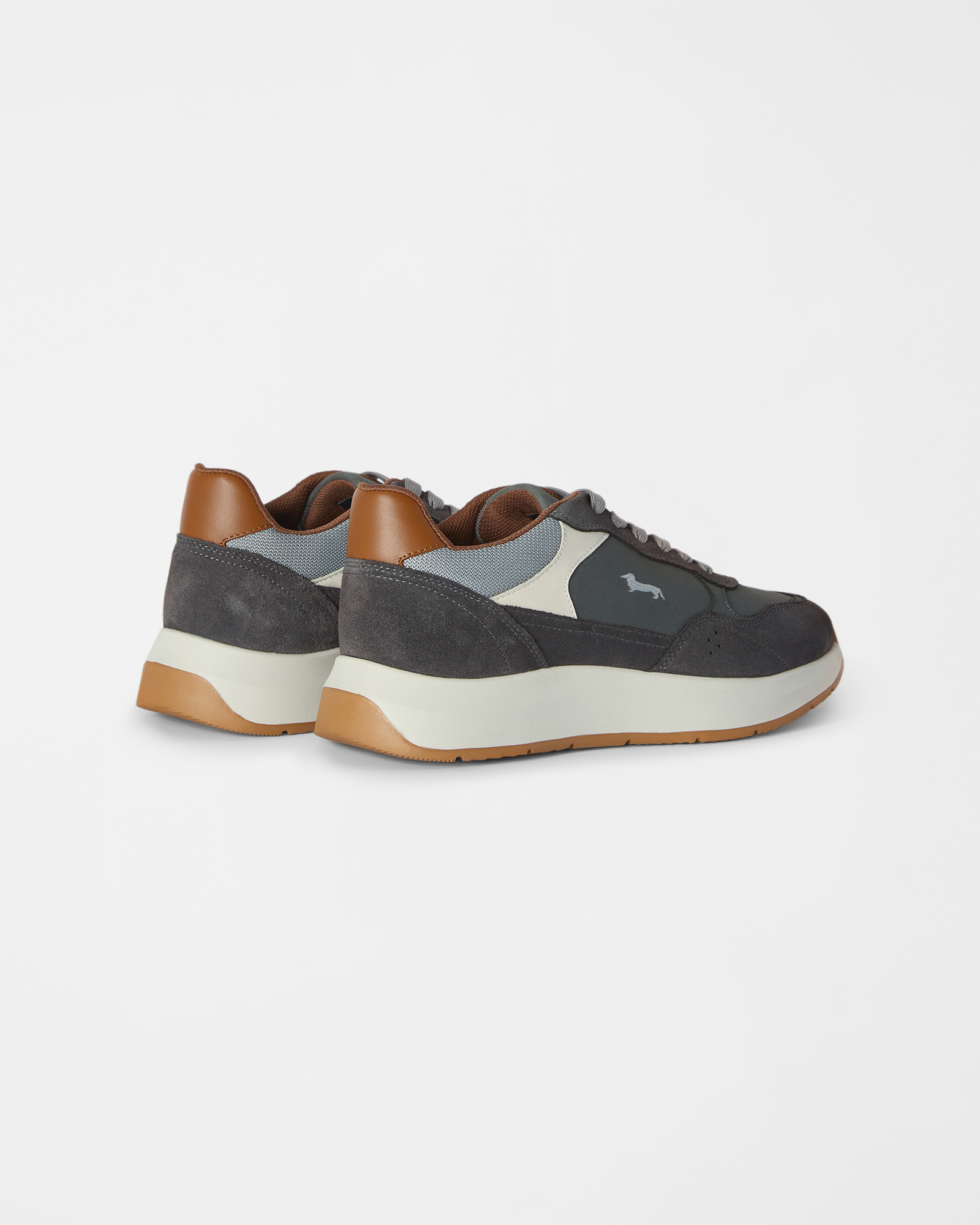Sneaker Uomo Urban Comfort in Camoscio e Mesh, GRIGIO, large