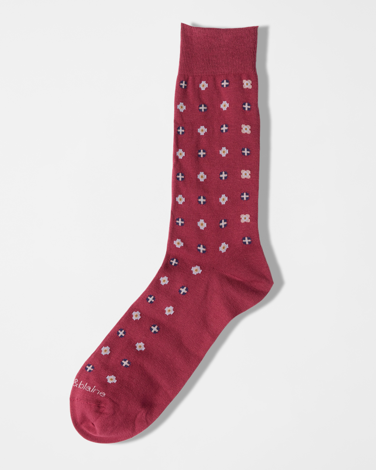 Calze Uomo in misto cotone rosso