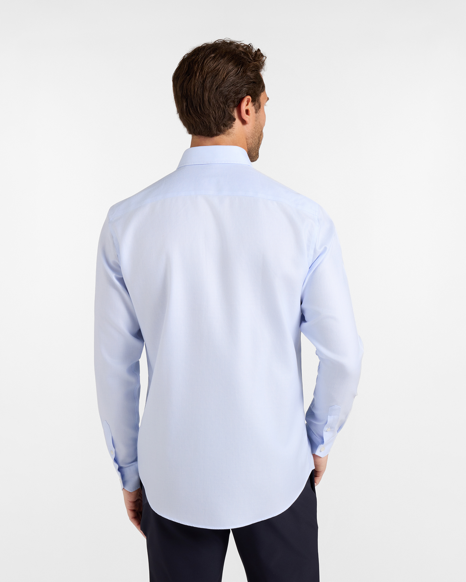 Camicia Uomo armaturato no iron Narrow Fit, SKY, large