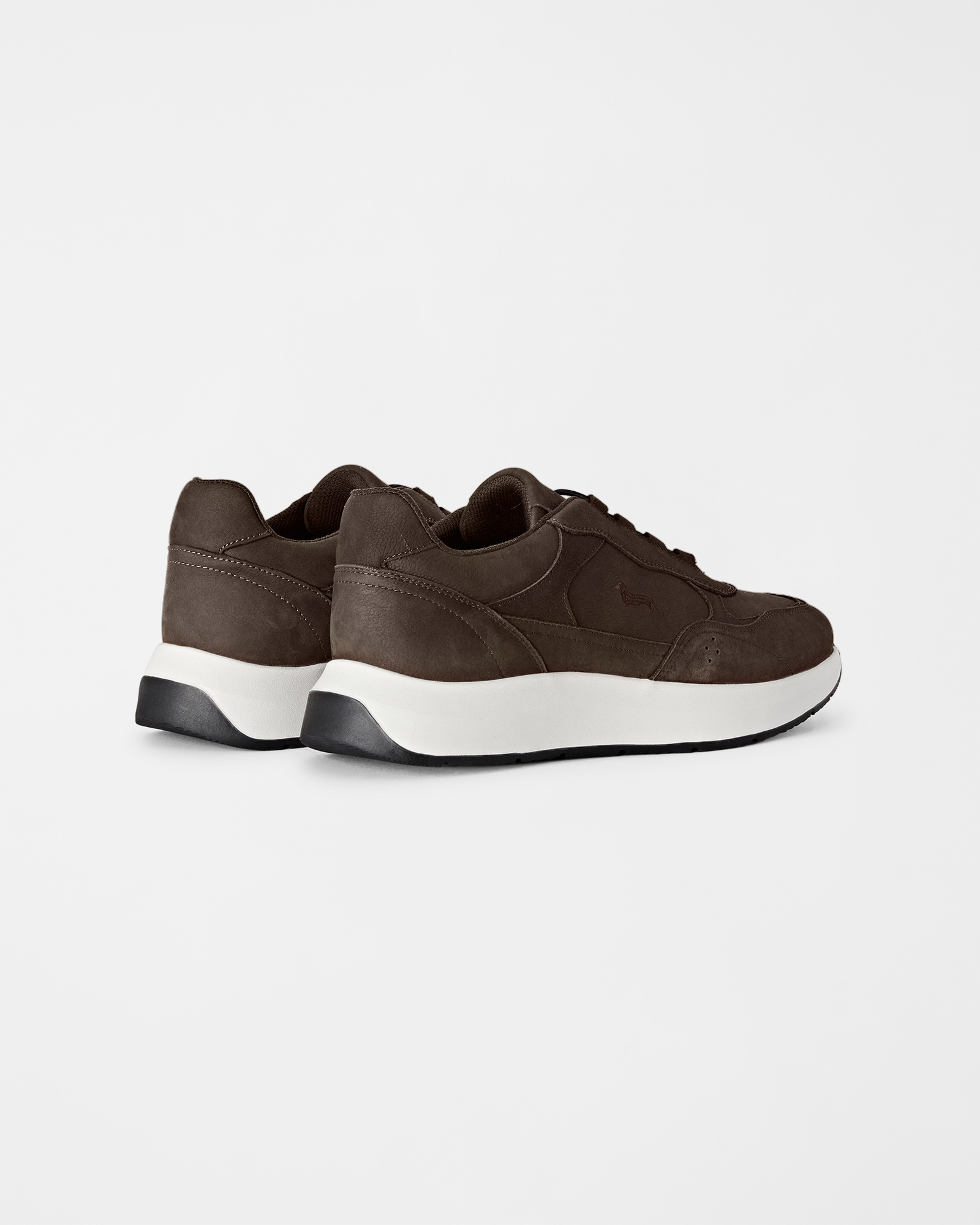 Sneaker Uomo Slip-On in Nabuk con Suola EVA, TESTA DI MORO, large