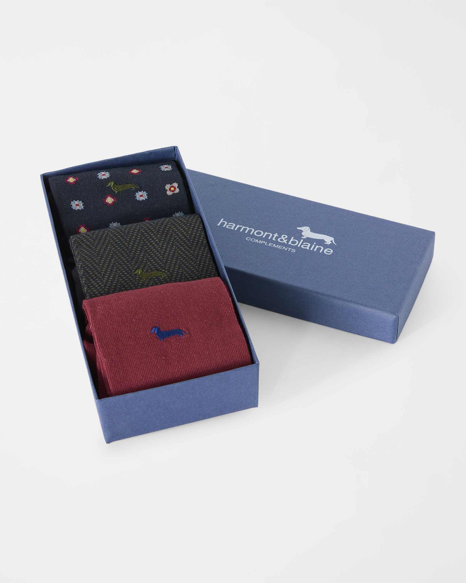 Calze Uomo in misto cotone blu