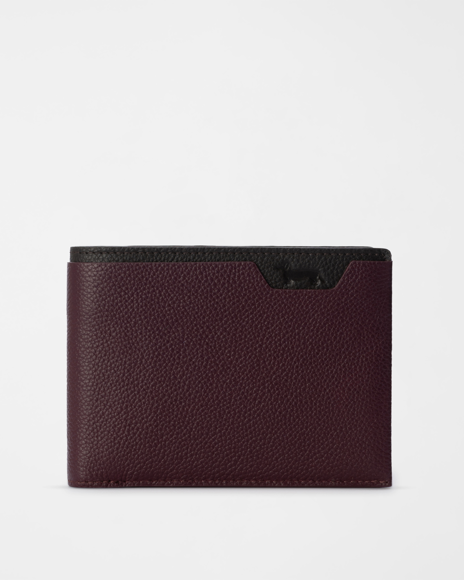 Portafoglio Uomo in Vera Pelle Bordeaux con 8 Slot Carte