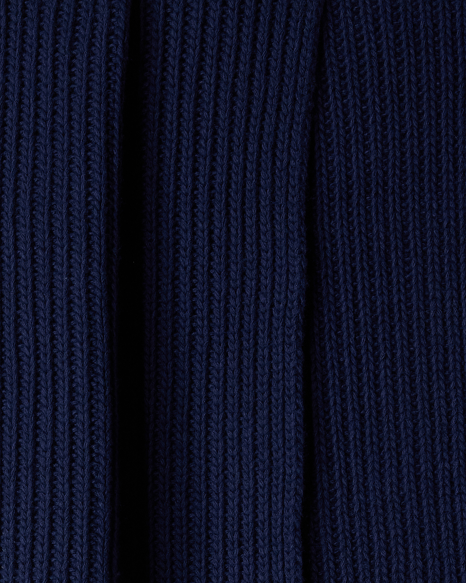 Sciarpa Uomo in misto lana e cashmere con patch signature, BLU NAVY, large