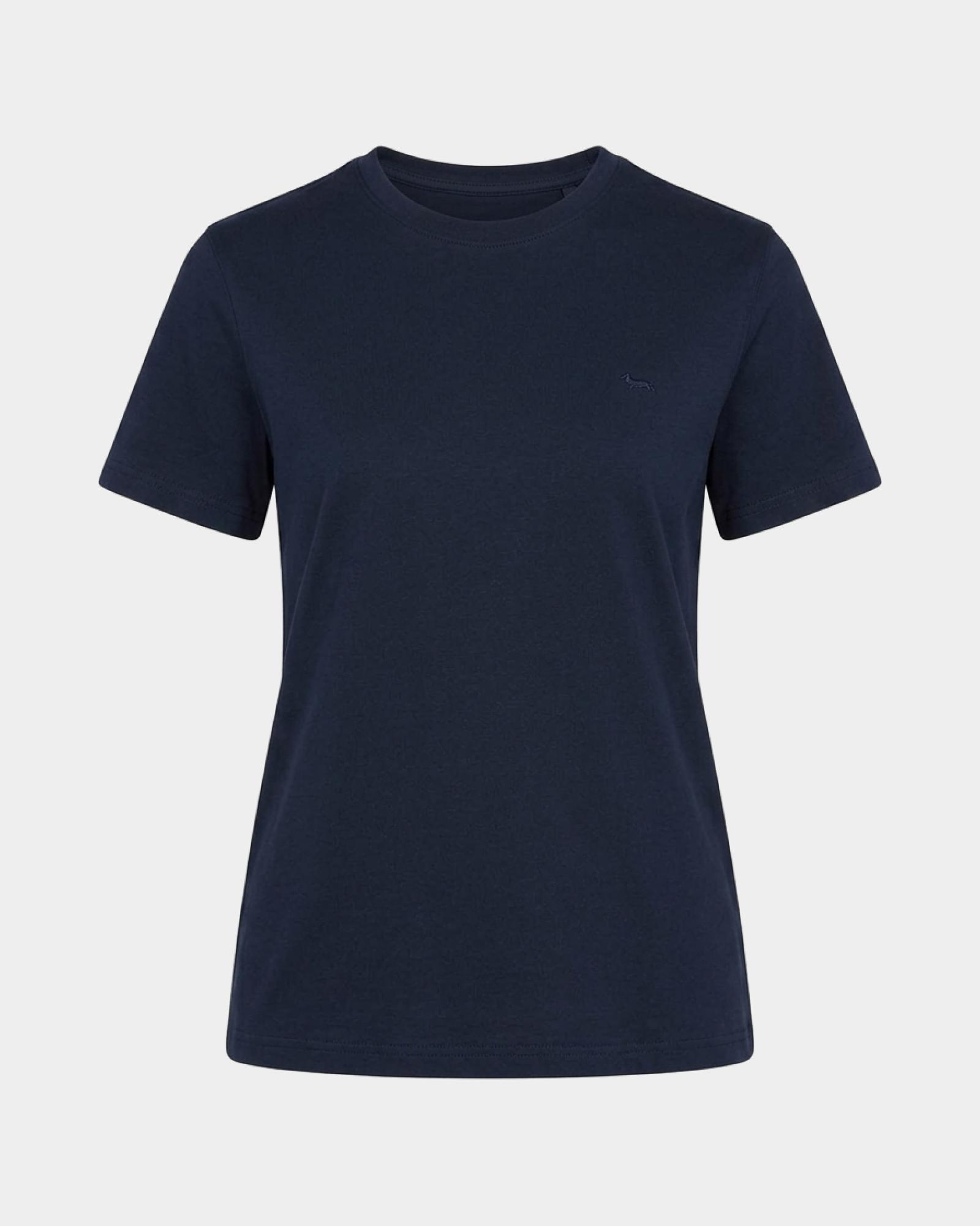 T-shirt Donna girocollo in 100% puro cotone, BLU, large