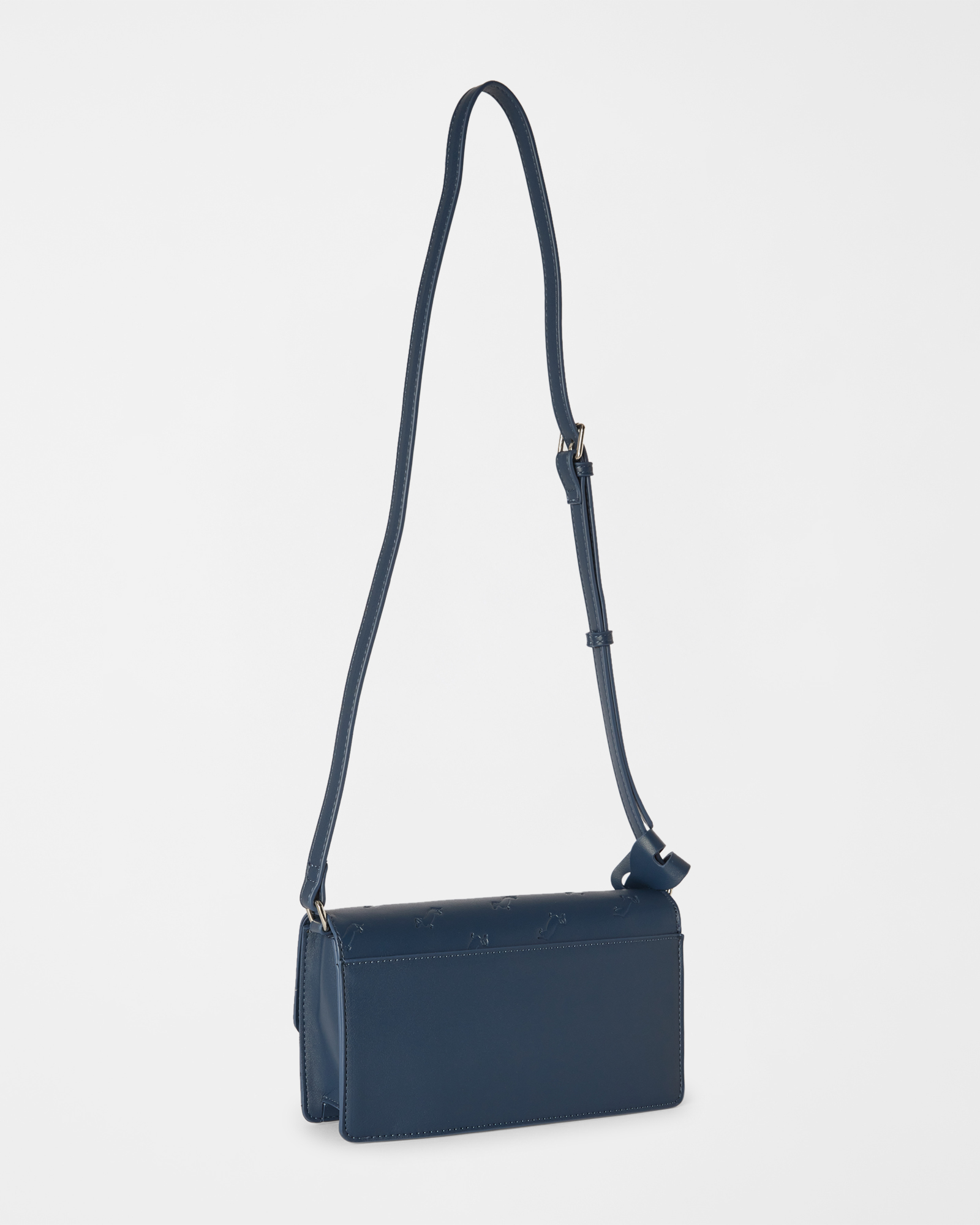 Pochette Donna Bassotto all over, BLU NAVY, large