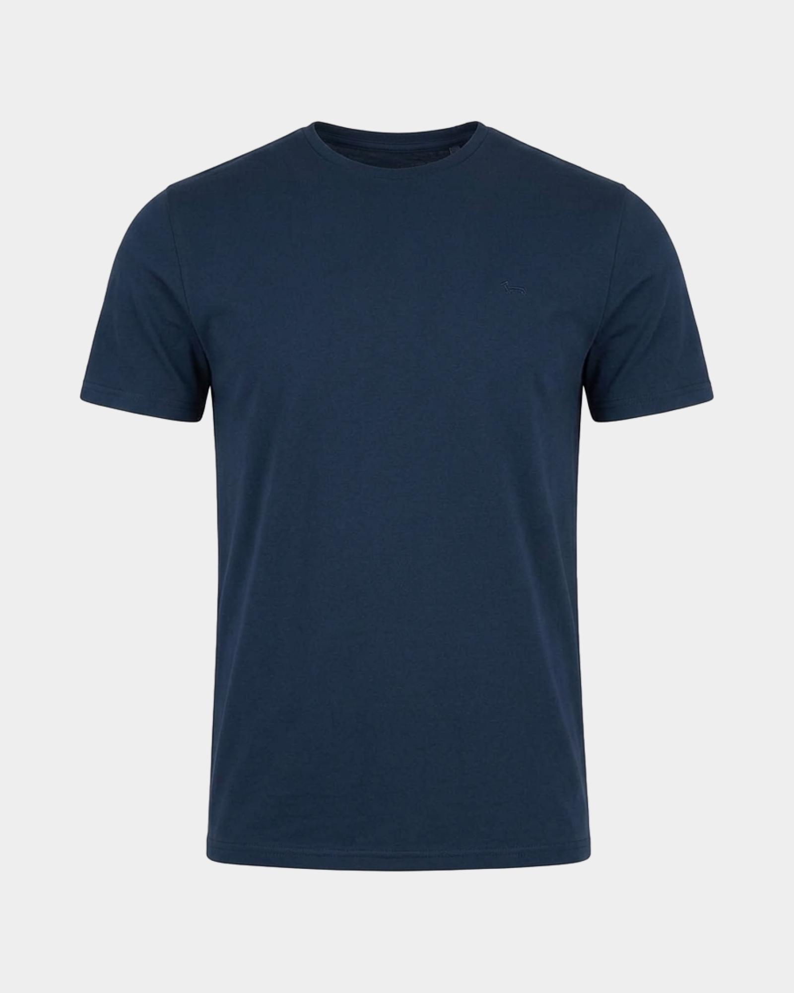 T-shirt Uomo in misto cotone e seta Regular Fit, BLU NAVY, large