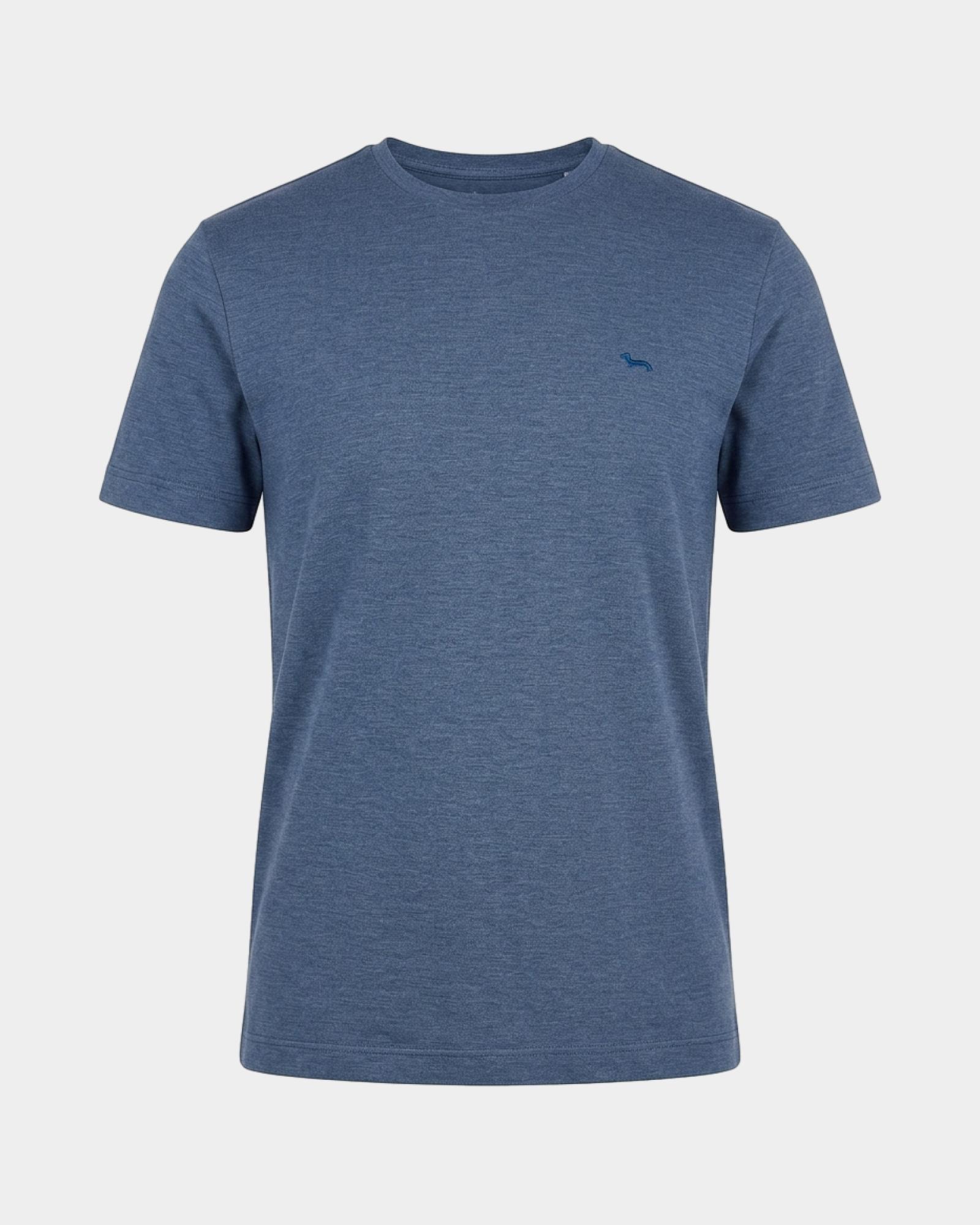 T-shirt Uomo in misto cotone e Lyocell&reg; Regular Fit, AZZURRO, large