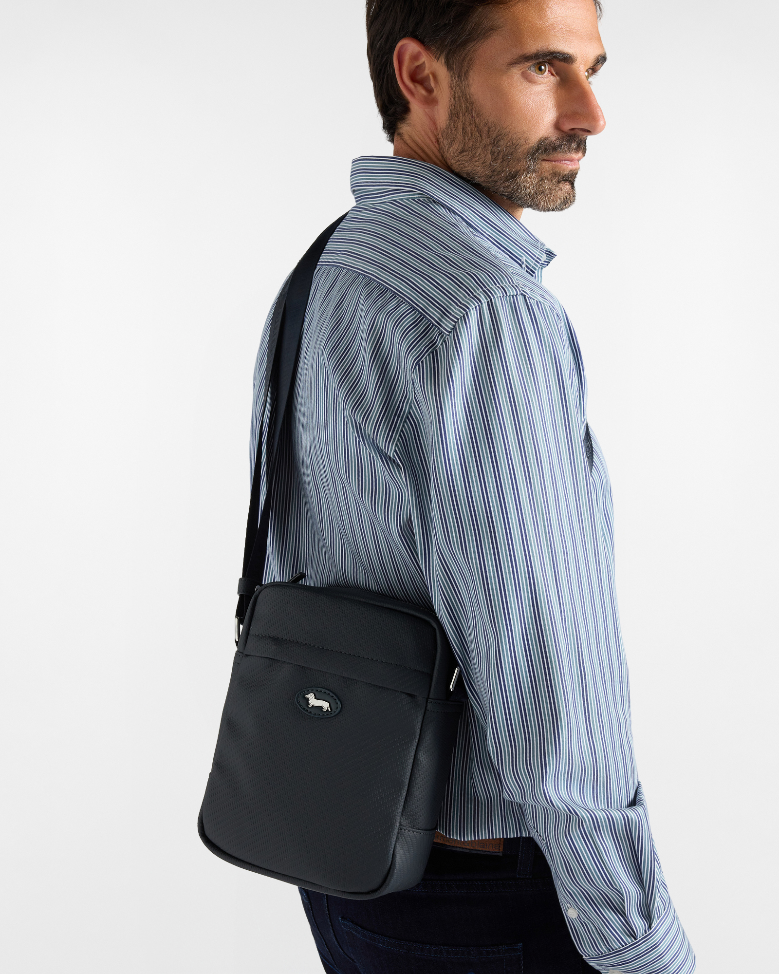 Reporter bag Uomo blu