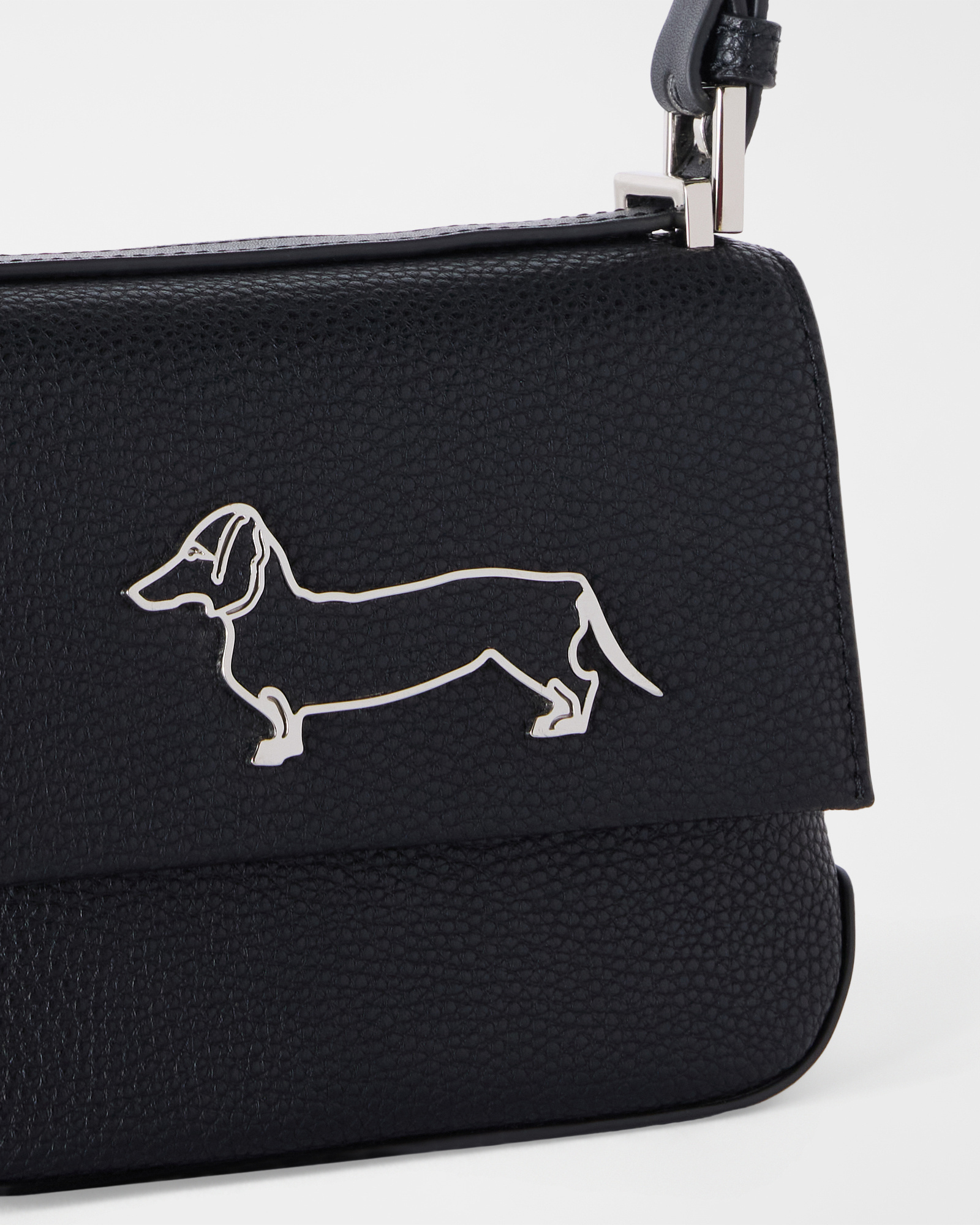 Borsa piccola con pattina Donna Blaine Mania, NERO, large