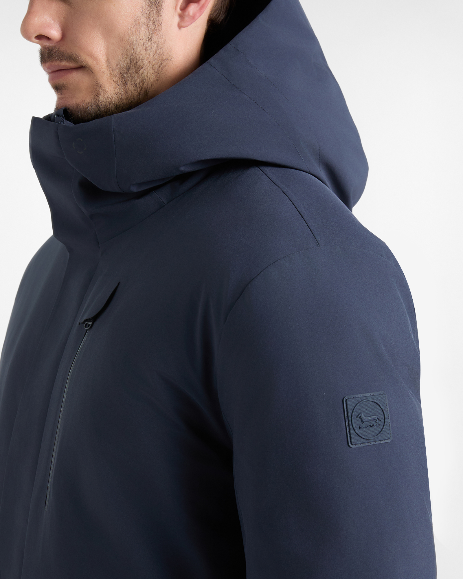 Giubbino Uomo softshell in tessuto tecnico, BLU NAVY, large