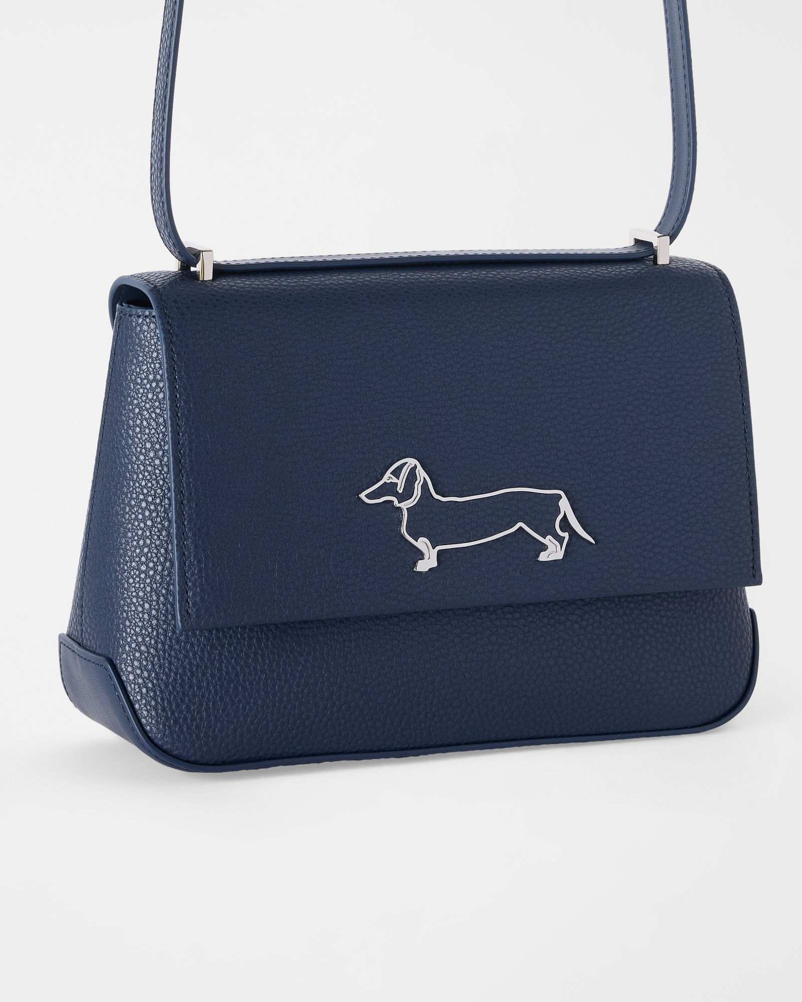 Borsa piccola con pattina Donna Blaine Mania, BLU NAVY, large