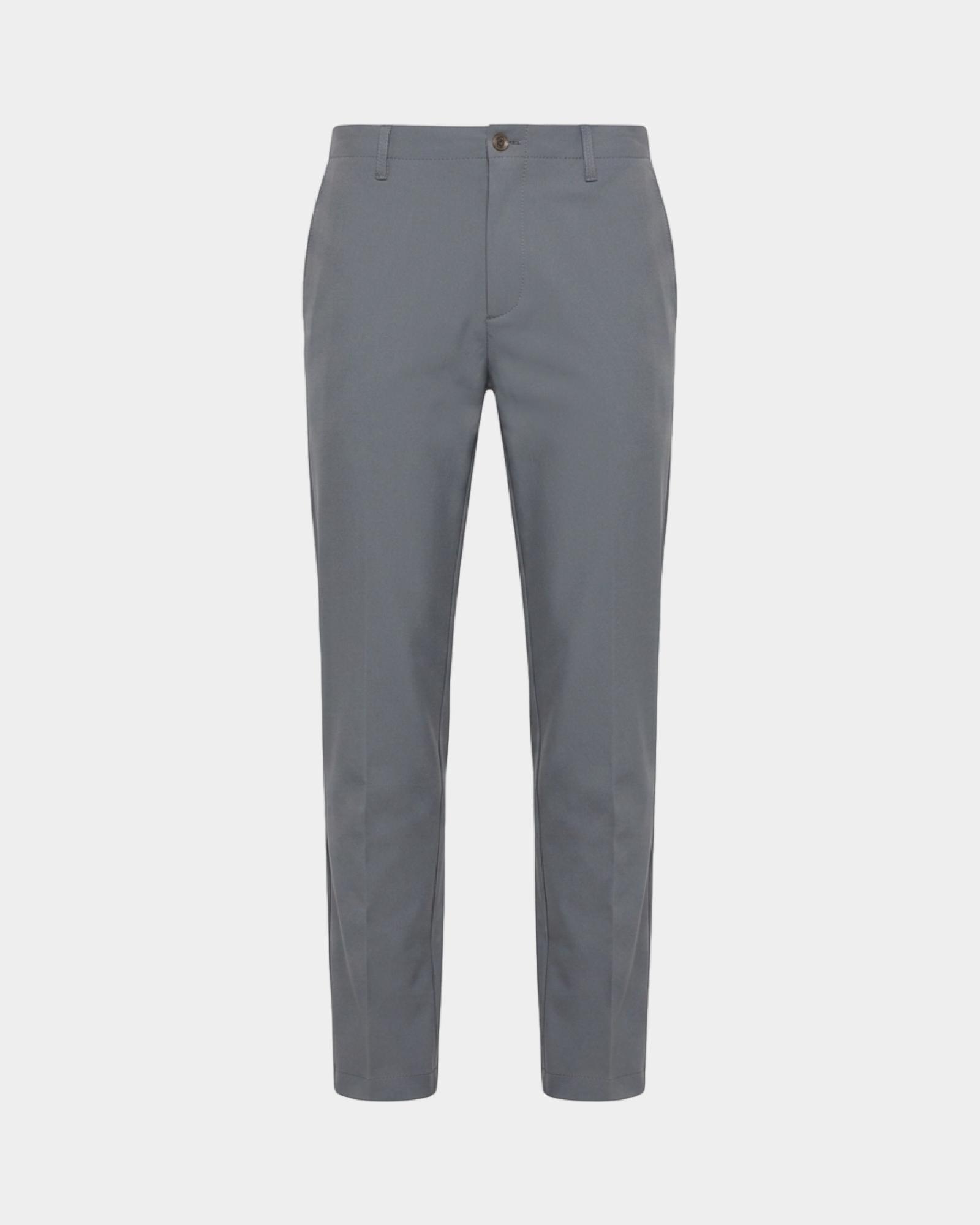 Pantalone Chino Uomo in nylon stretch D-Fit, GRIGIO, large