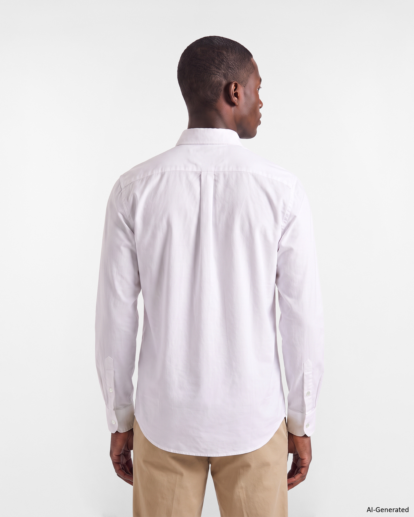 Camicia Uomo in oxford con pochette Regular Fit, BIANCO, large