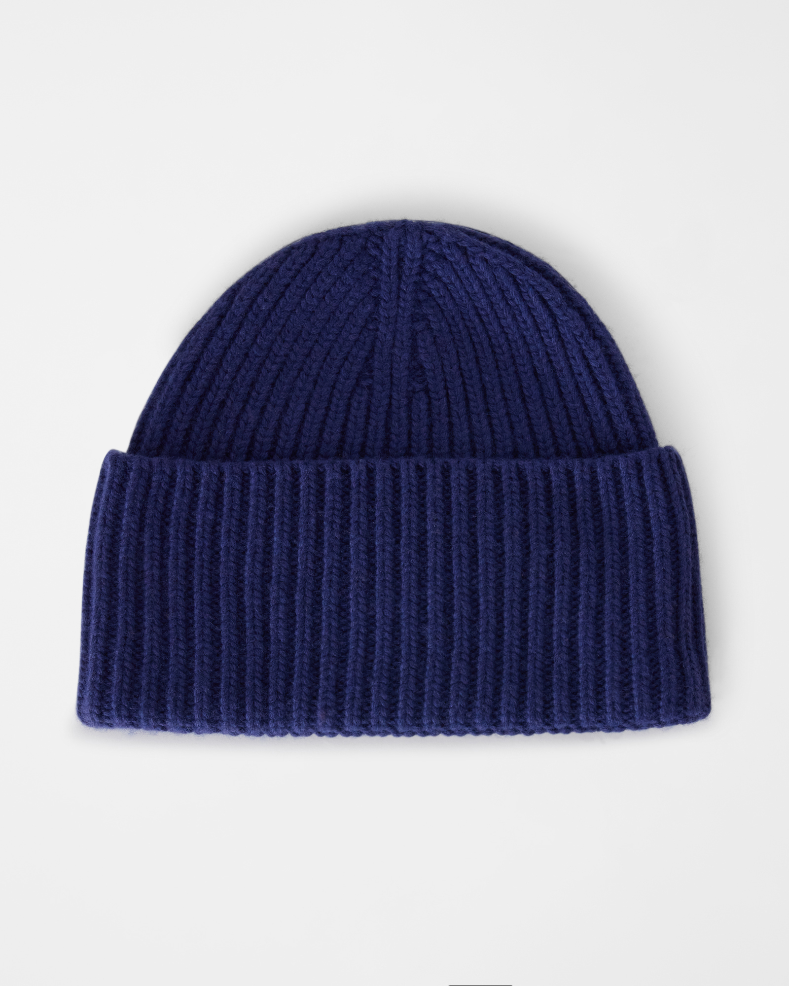 Beanie Uomo in misto lana e cashmere con patch bassotto, VIOLA SCURO, large