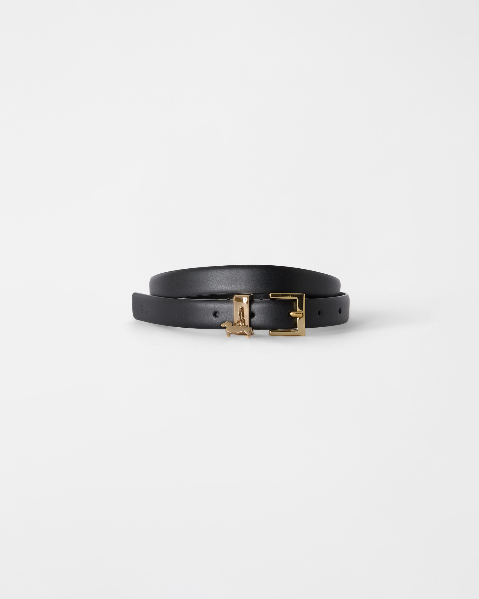 Cintura Donna in vera pelle nera
