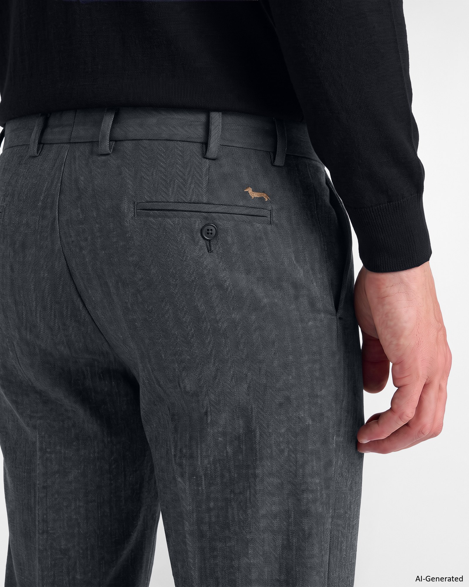 Pantalone Jogger Uomo, BLU MARINE, large