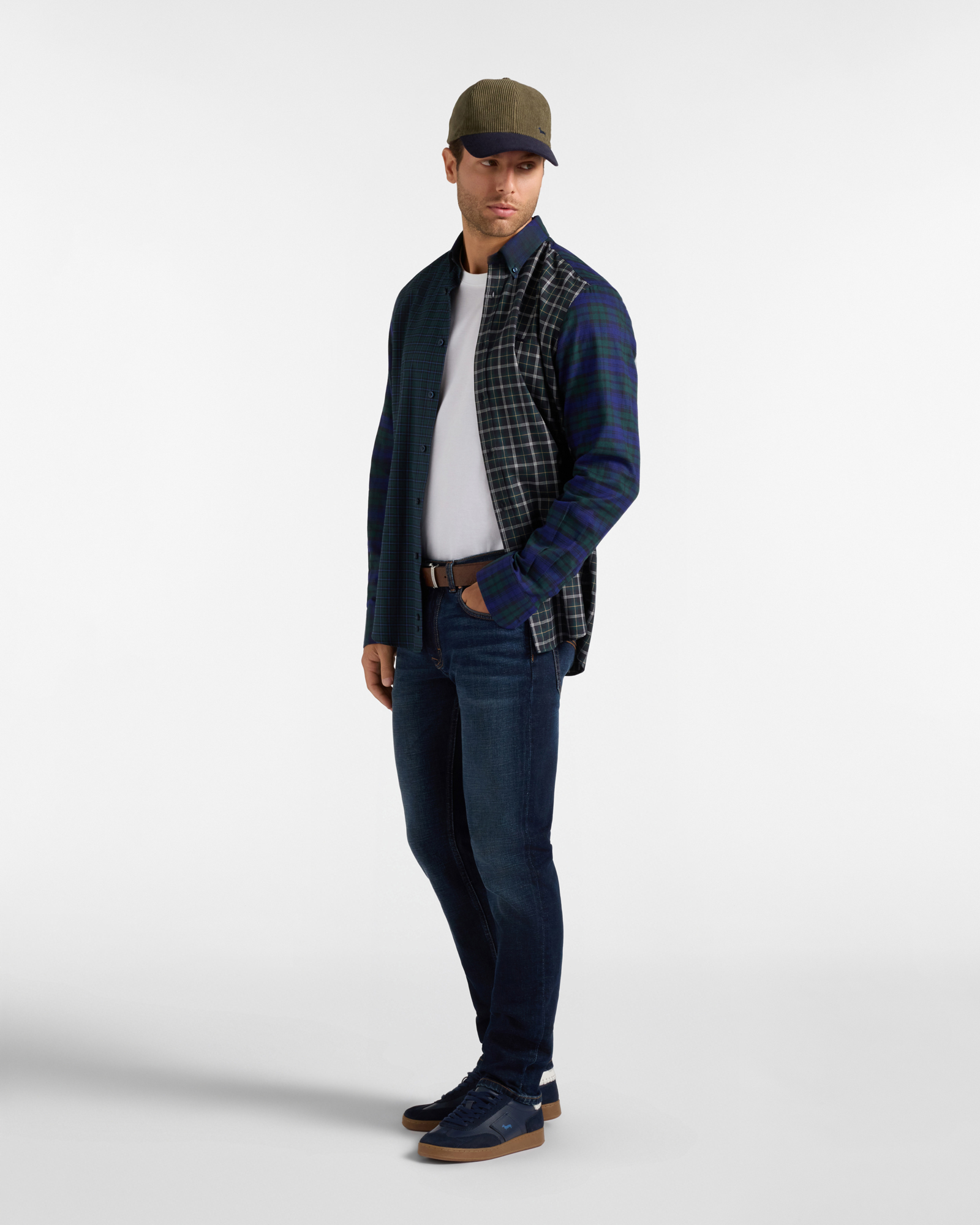 Pantalone jeans 5 tasche Uomo in denim Narrow Fit, BLU DENIM, large