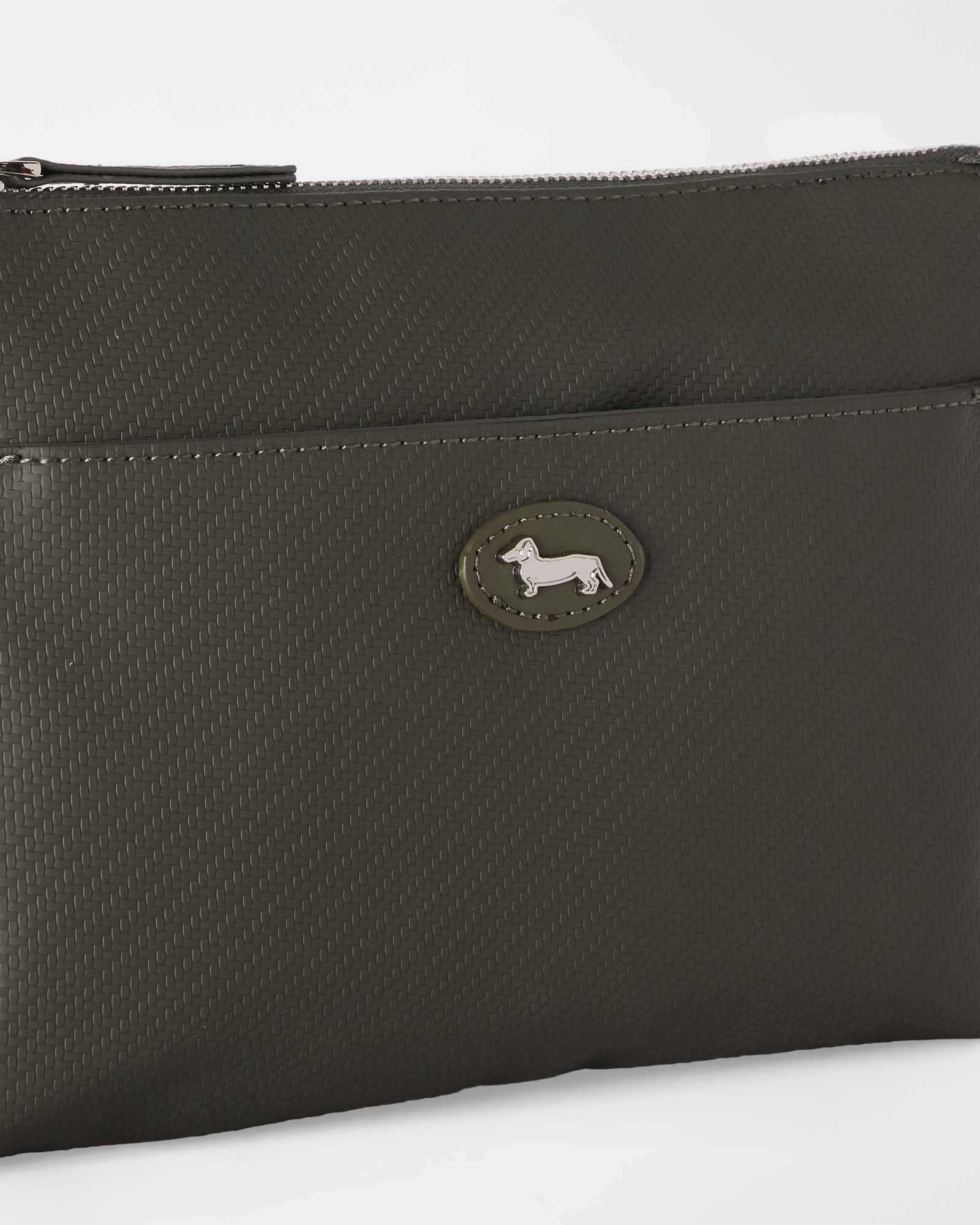 Pochette piatta con manico Uomo, BEIGE, large