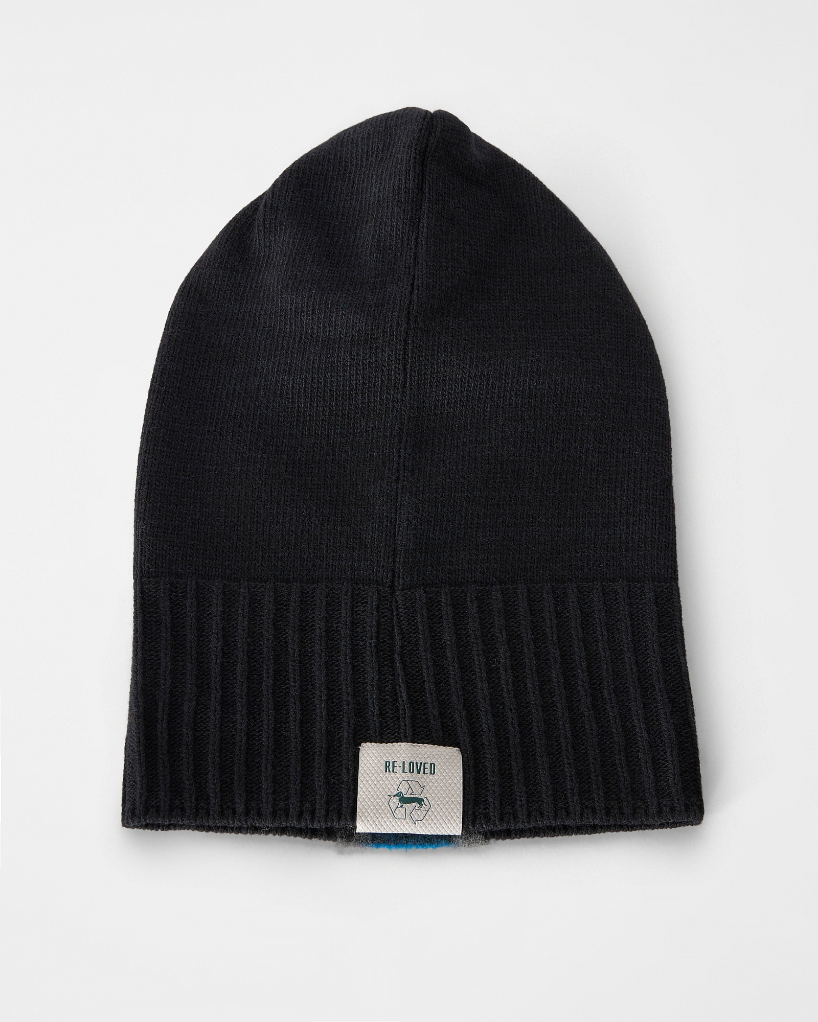 Cappello Uomo in Misto Lana e Cashmere Capsule Re-Loved Made in Italy, NERO, large