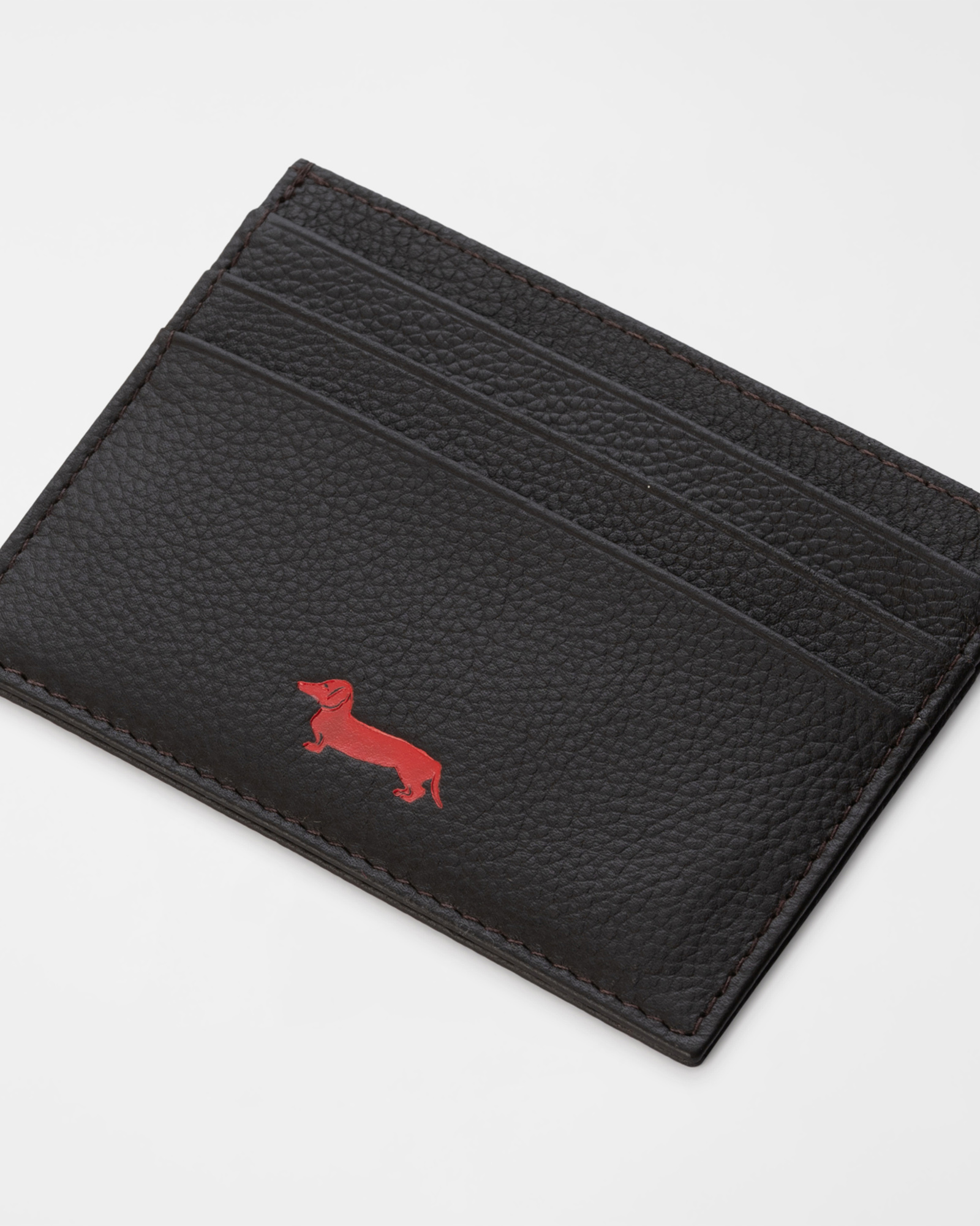 Porta Carte Uomo in vera pelle, ROVERE MORO, large