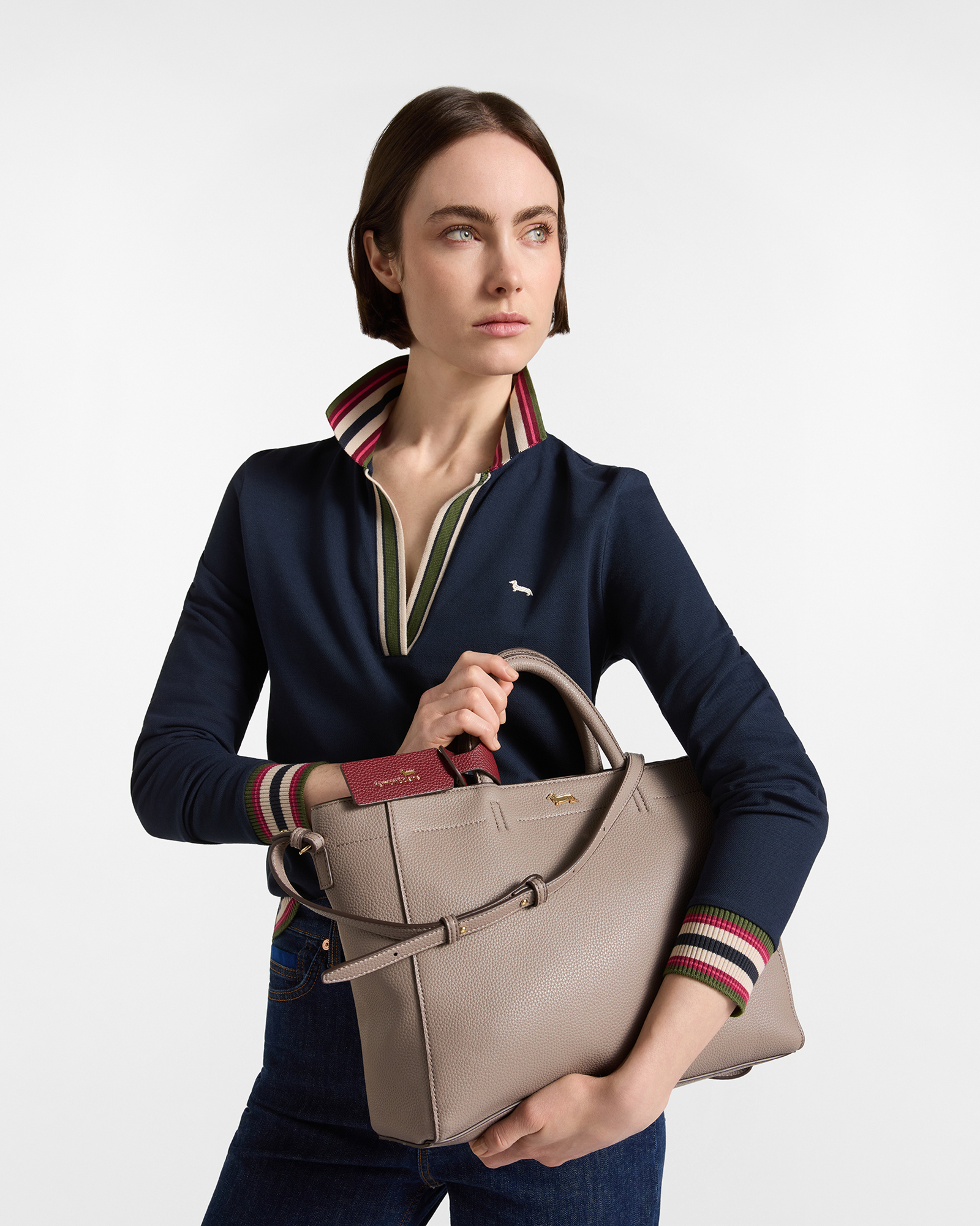 Borsa a mano media Donna marrone