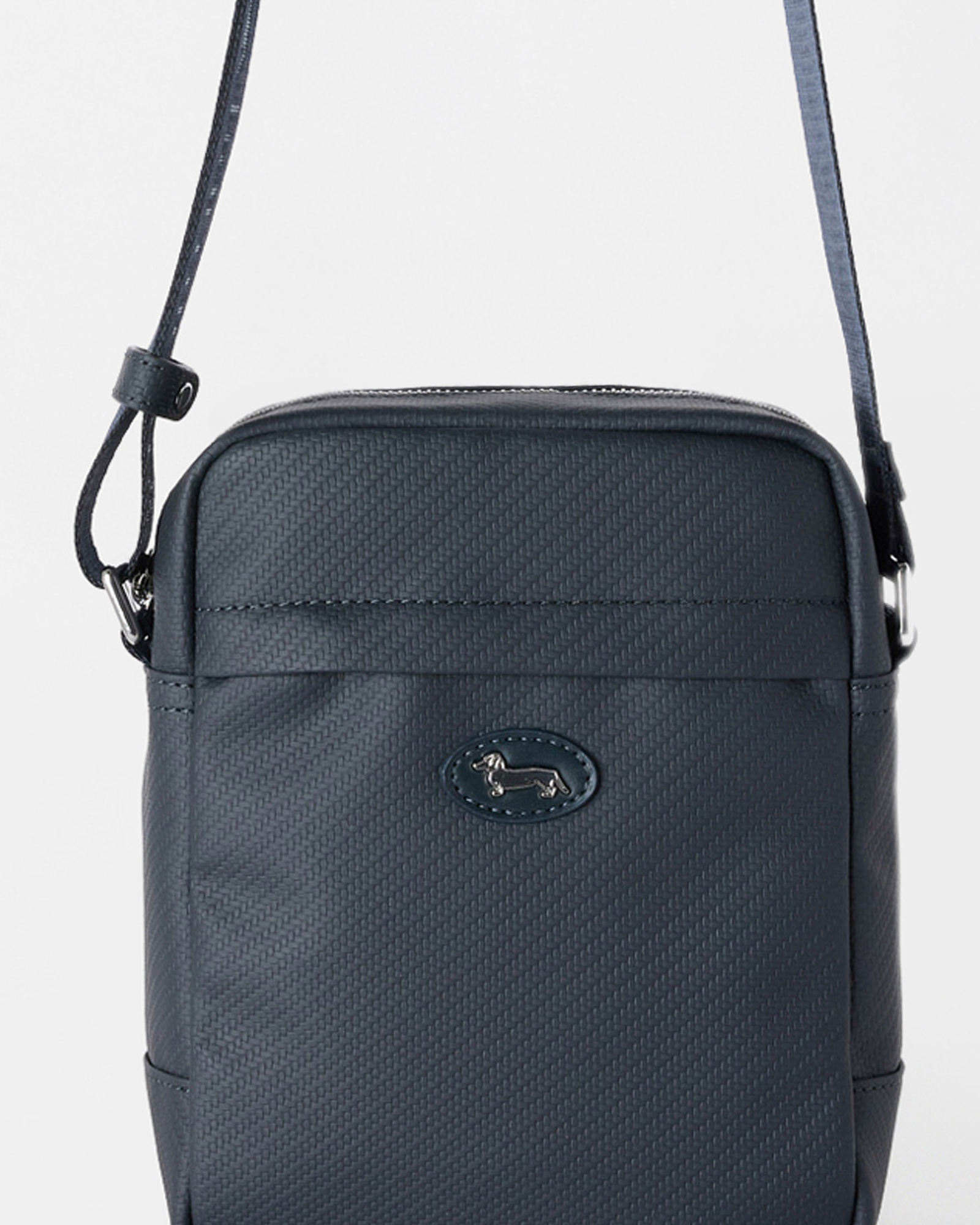 Reporter bag Uomo, BLU NAVY, large