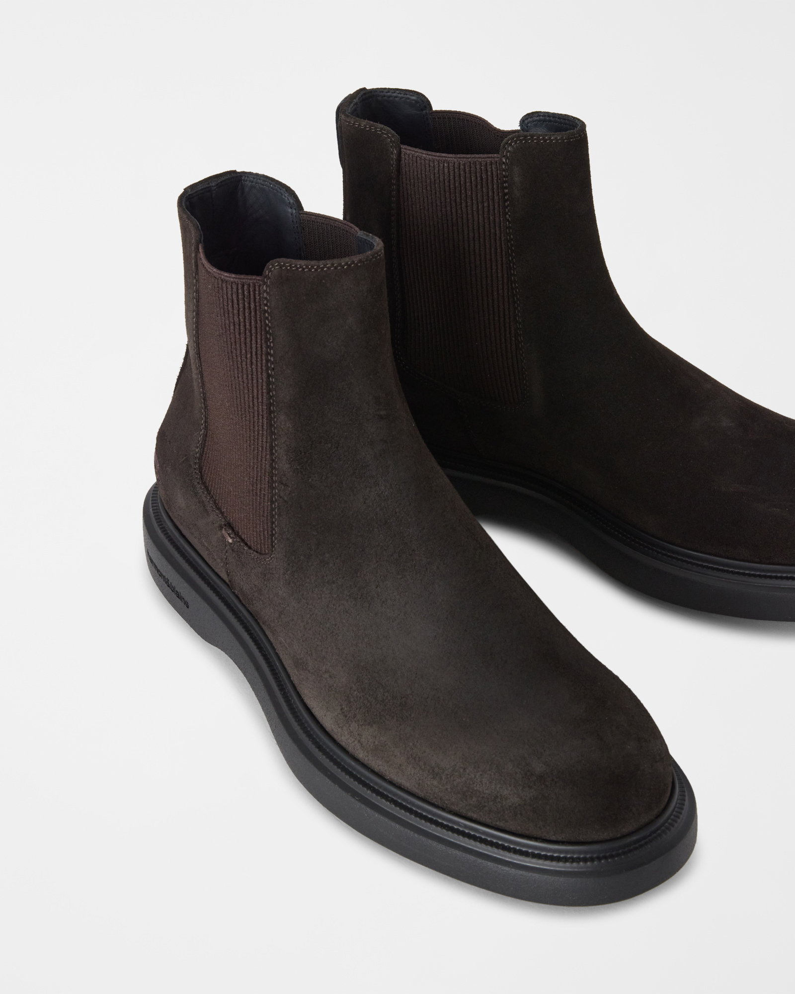 Chelsea boot Uomo in camoscio, TESTA DI MORO, large