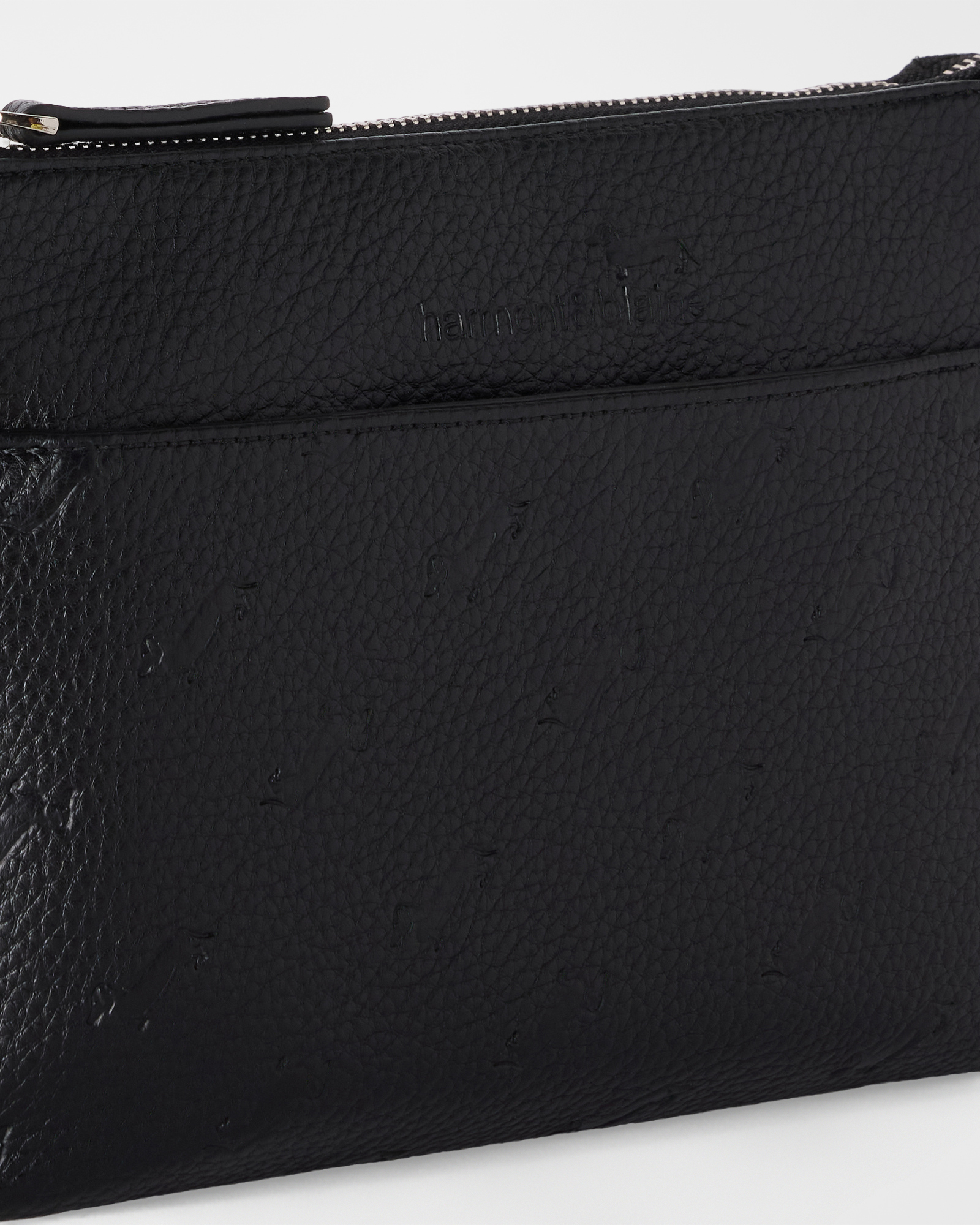 Pochette piatta con manico Uomo Bassotti All over, NERO, large