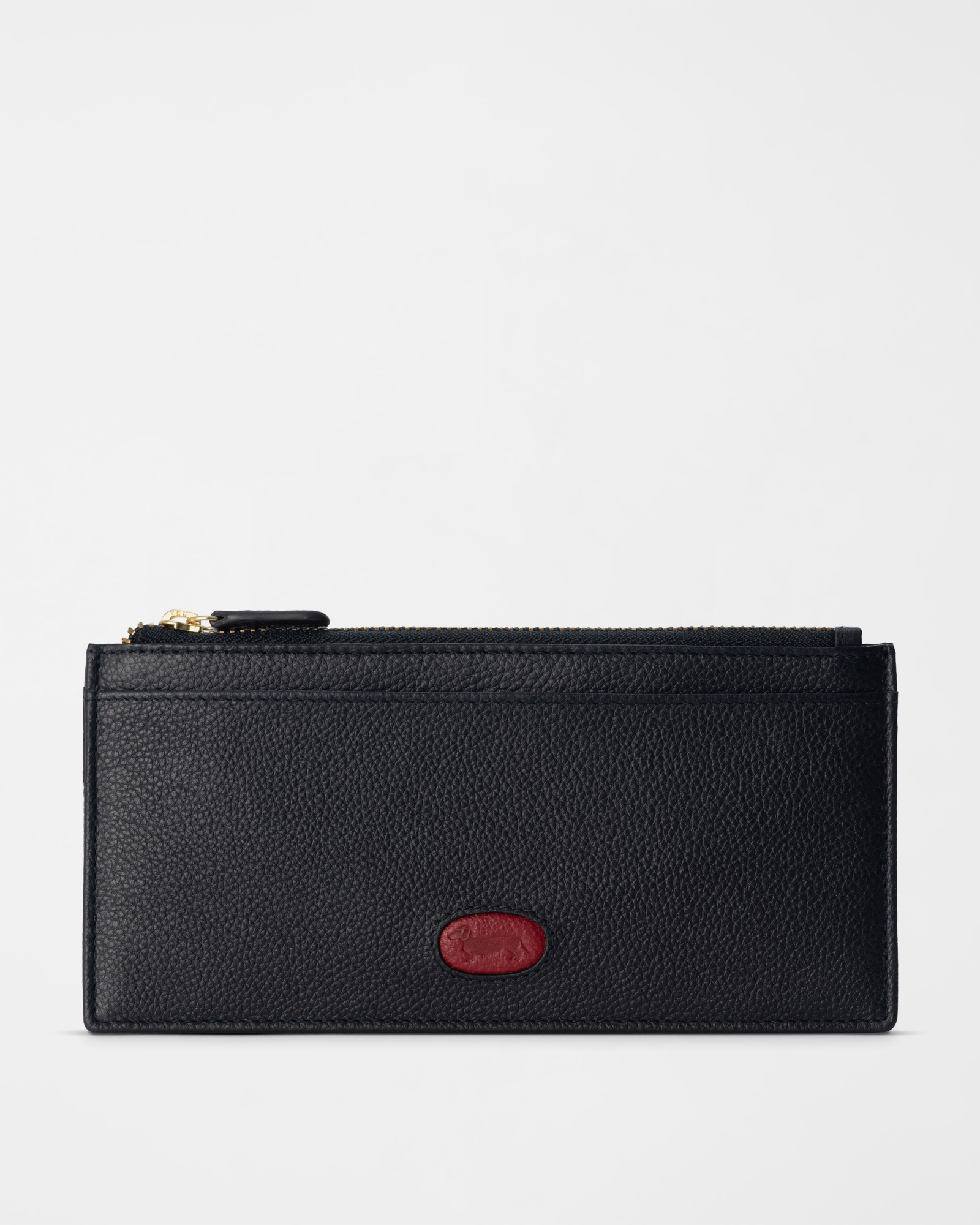 Portafoglio Donna in Vera Pelle Blu Navy