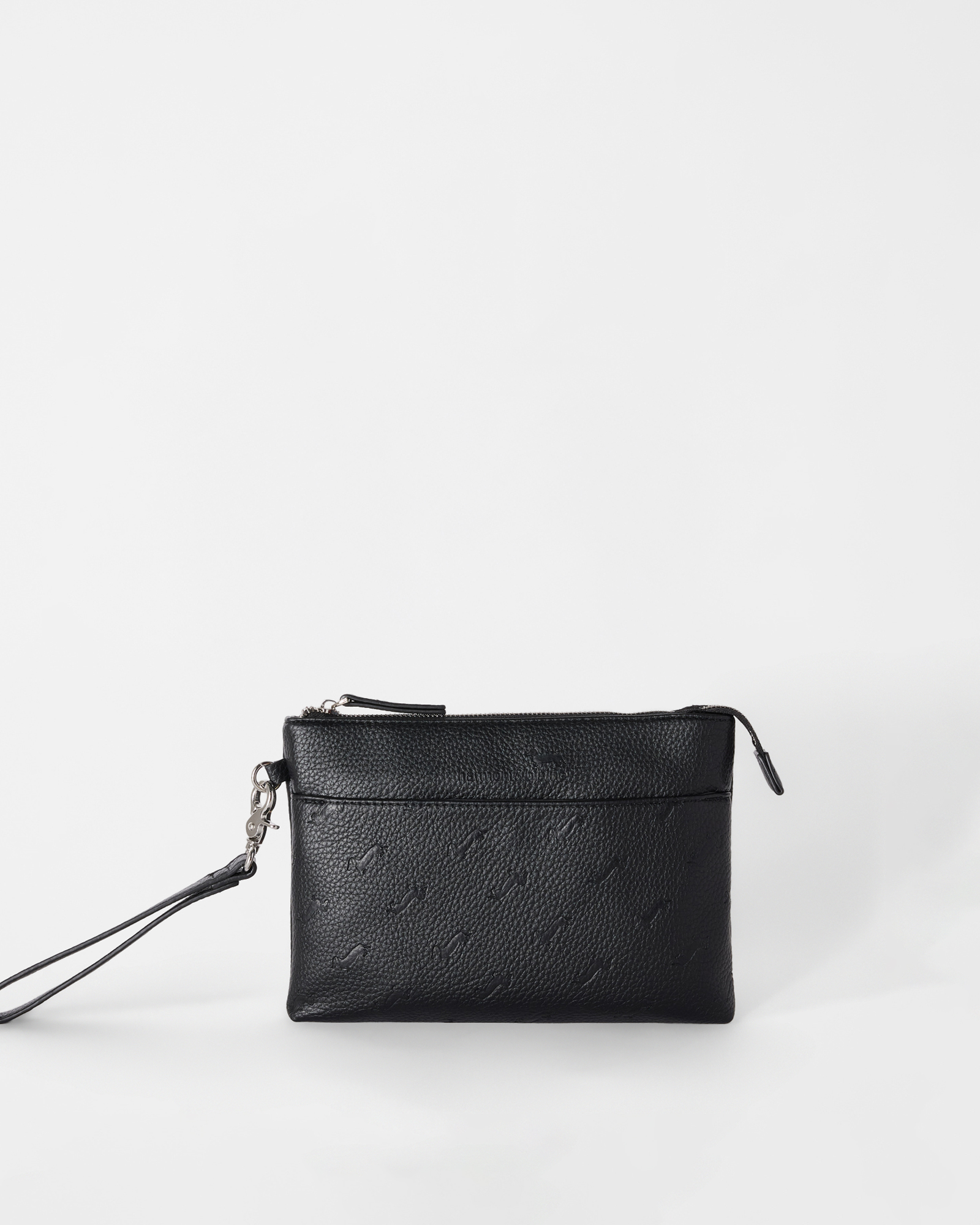 Pochette piatta con manico Uomo Bassotti All over, NERO, large