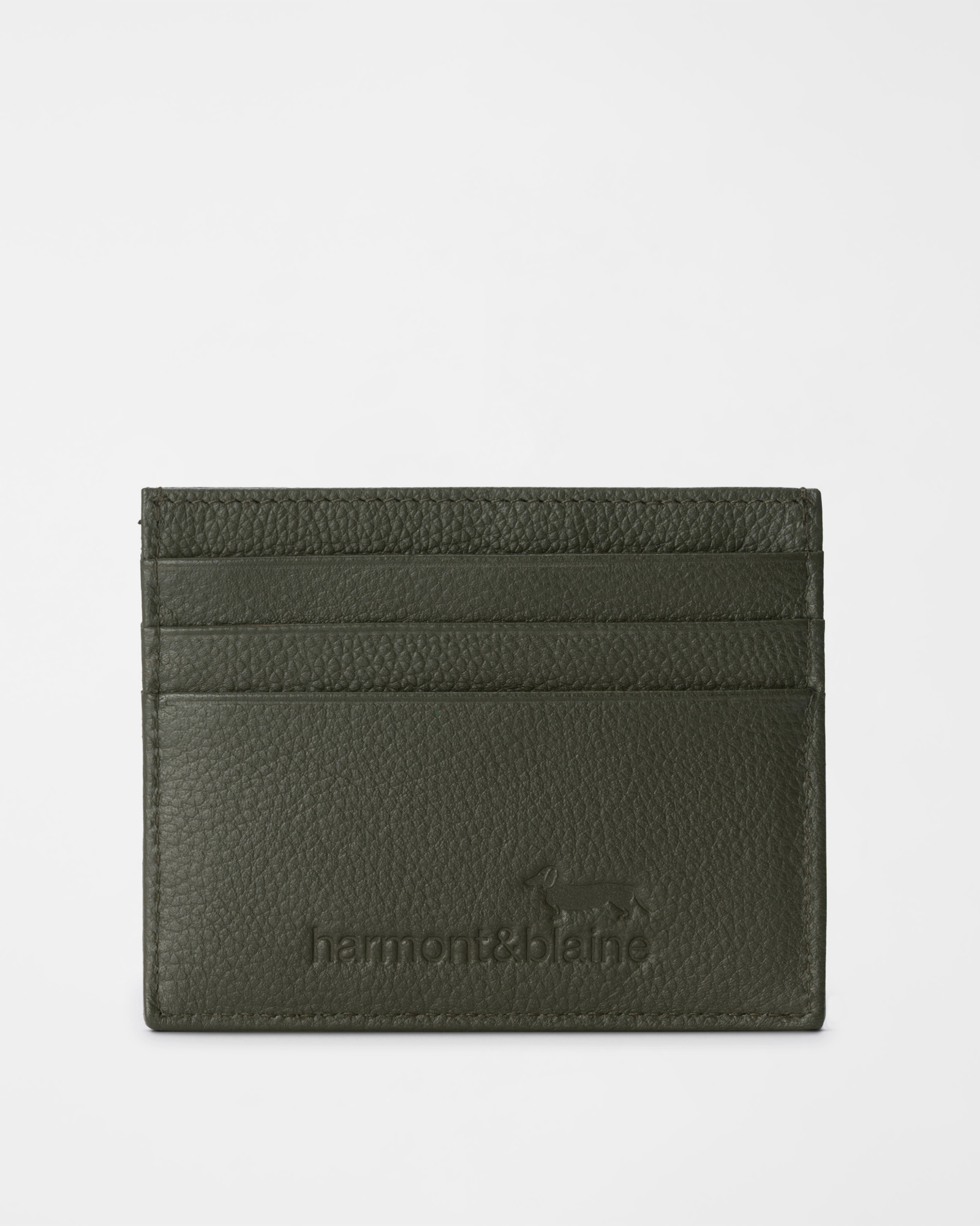 Portacarte Uomo in Vera Pelle con Bassotto all over, MARRONE, large