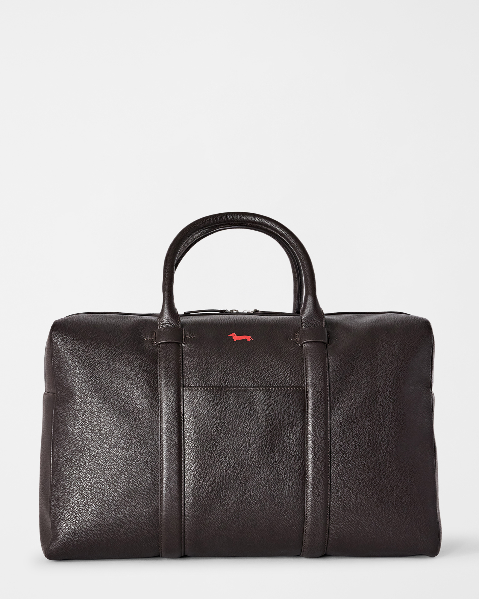 Borsa Uomo travel bag in vera pelle rovere moro