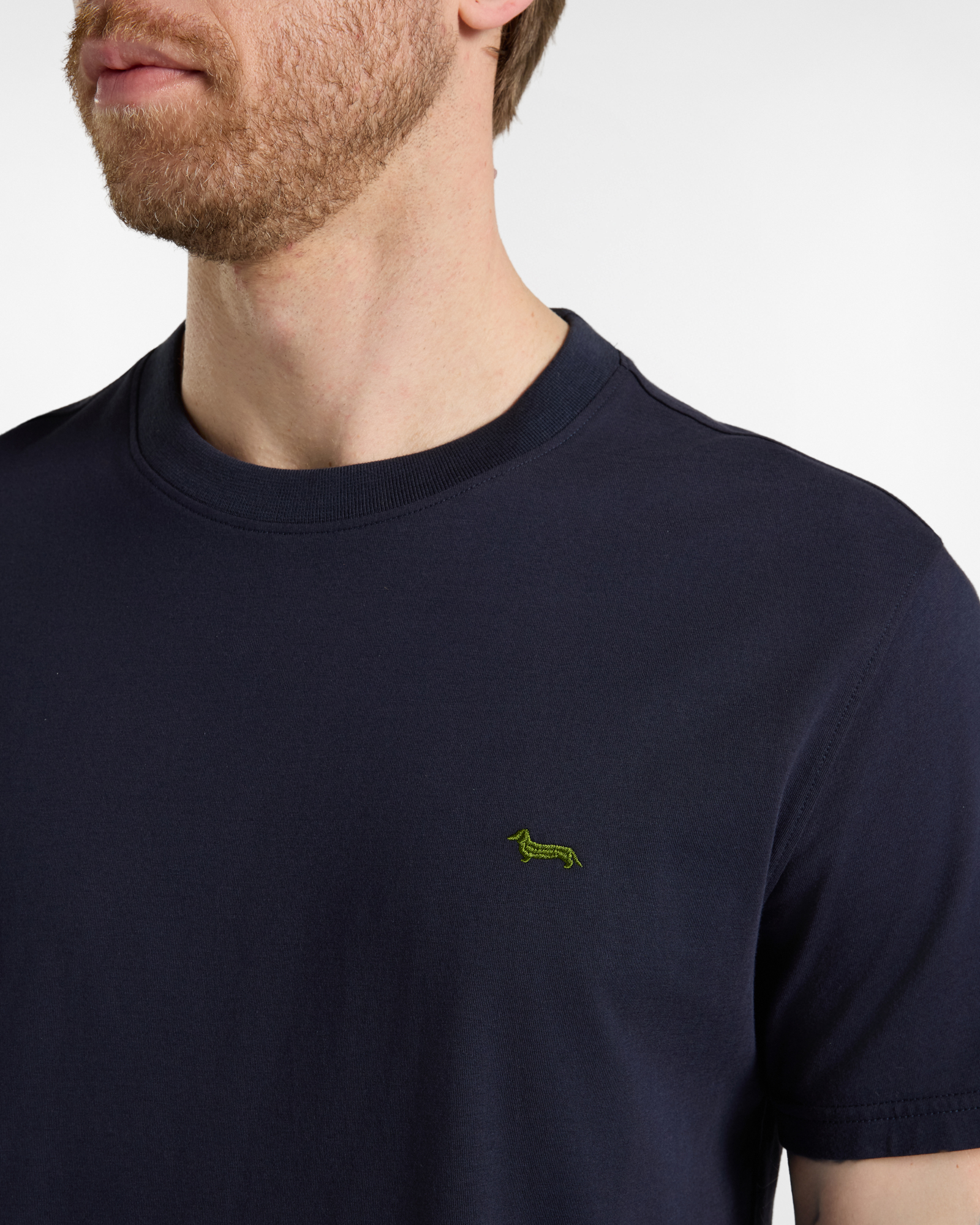 T-shirt Uomo in 100% puro cotone Regular Fit, BLU NAVY, large