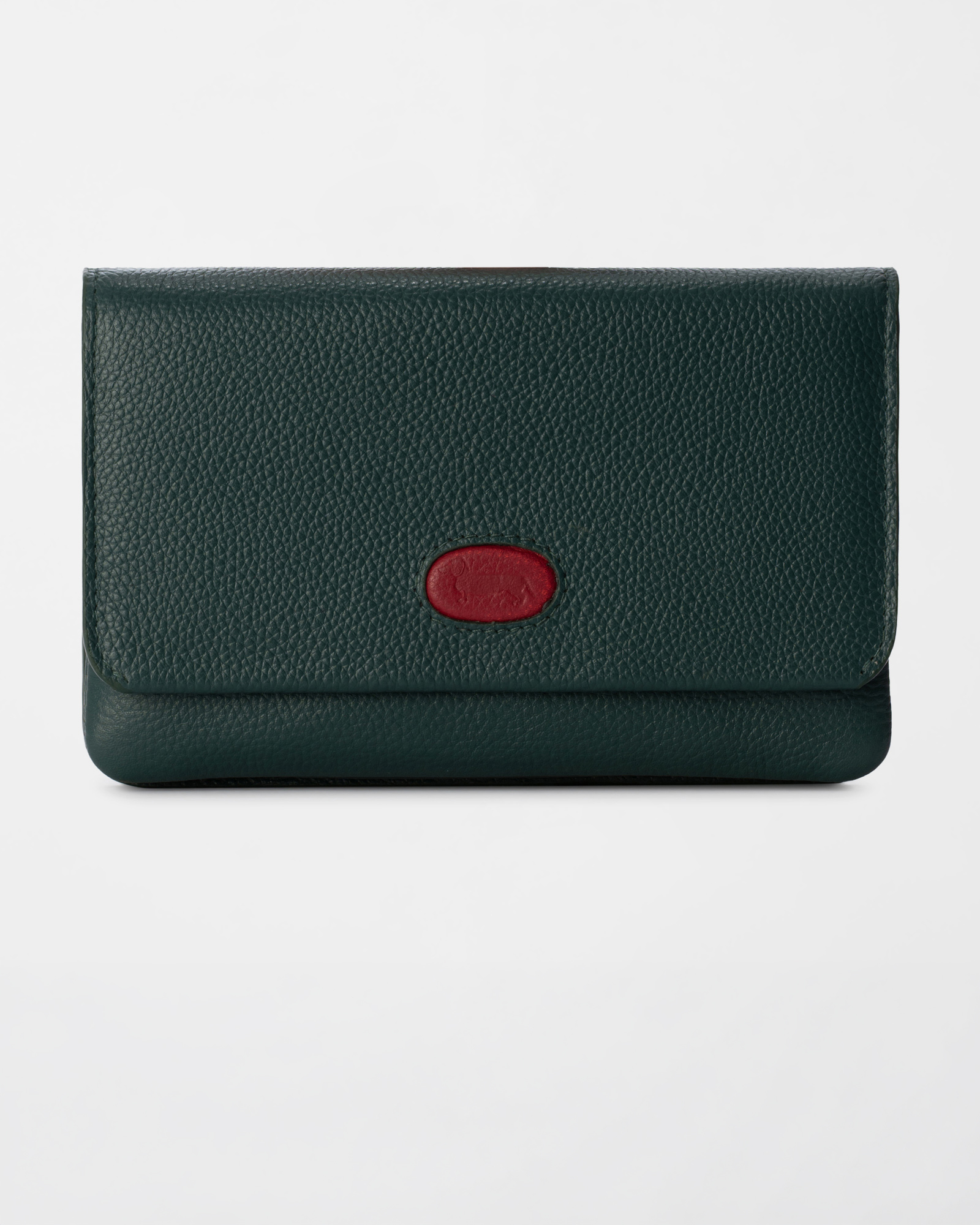 Portafoglio Donna in Vera Pelle, VERDE, large