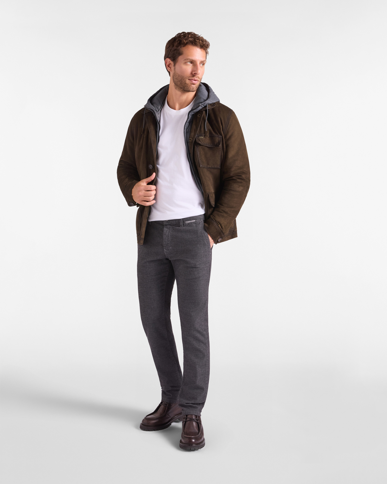 Pantalone Uomo Colorfive, GRIGIO, large